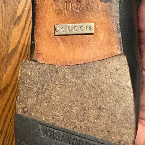 Vintage Gucci horsebit loafers 11 D - Picture 6 of 11